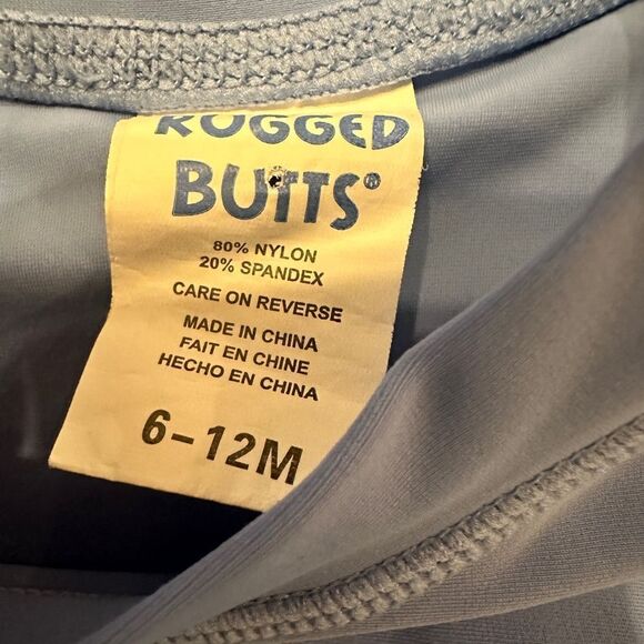 Rugged Butts Cornflower Logo Long Sleeve Rash Guard Size 6-12 Months - Picture 4 of 5